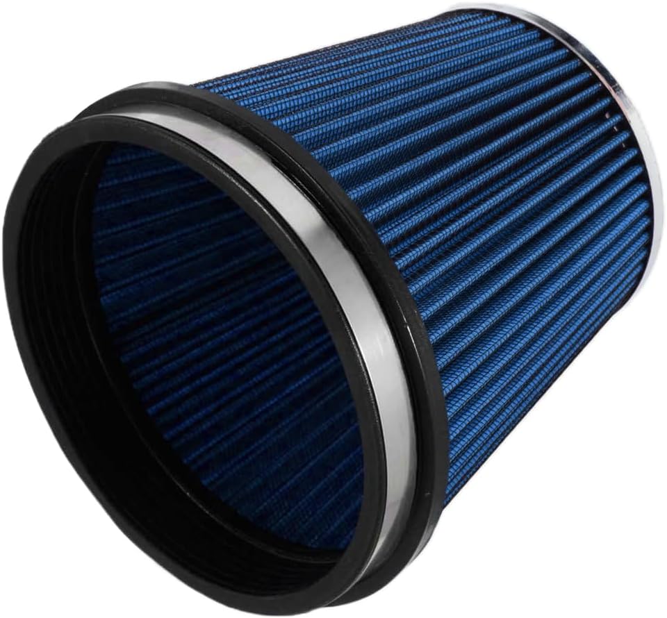 Filtro aire frío 6" repuesto cono seco lavable azul
