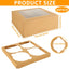 40 Cajas Cupcakes Autoemergentes 6x6" con Ventana