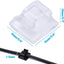 100 Clips Adhesivos para Cables TV PC Laptop