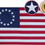 Bandera primitiva 2x3ft 13 estrellas poliéster con ojales