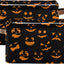 Cesta Halloween con asas plegable decoración hogar