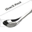 5 Cucharas Acero Inox 6pulg para Ramen Caldo Postre