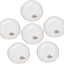 6 Bandejas Cerámica Blanca Soporte Anillos Regalo Navidad