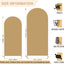 Funda arco caqui 7.2x6ft elastano set 2 telón fiesta