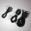 Cordones elásticos 32.8ft para campamento kayak silla negro