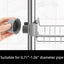 Organiz. bañera acero inox estantes ducha