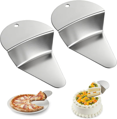 2 Espátulas Acero Inox para Tartas Postres