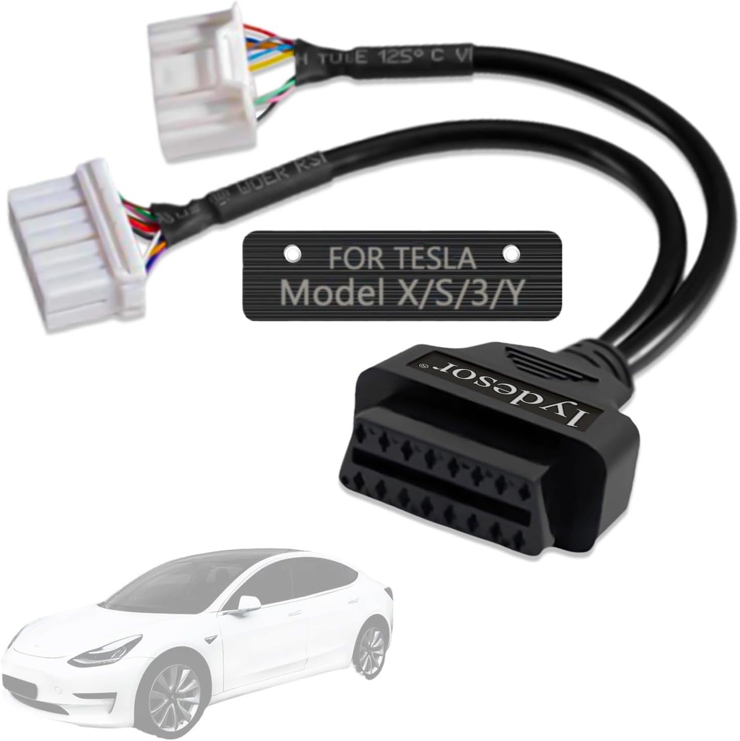Adaptador OBD2 para Tesla Model X/S/Y/3 12-16 pines
