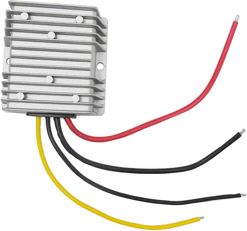 Convertidor CC-CC 12-36V 5A-180W impermeable para vehículos