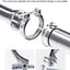 Abrazadera banda V 2" acero inox 2 Pzas