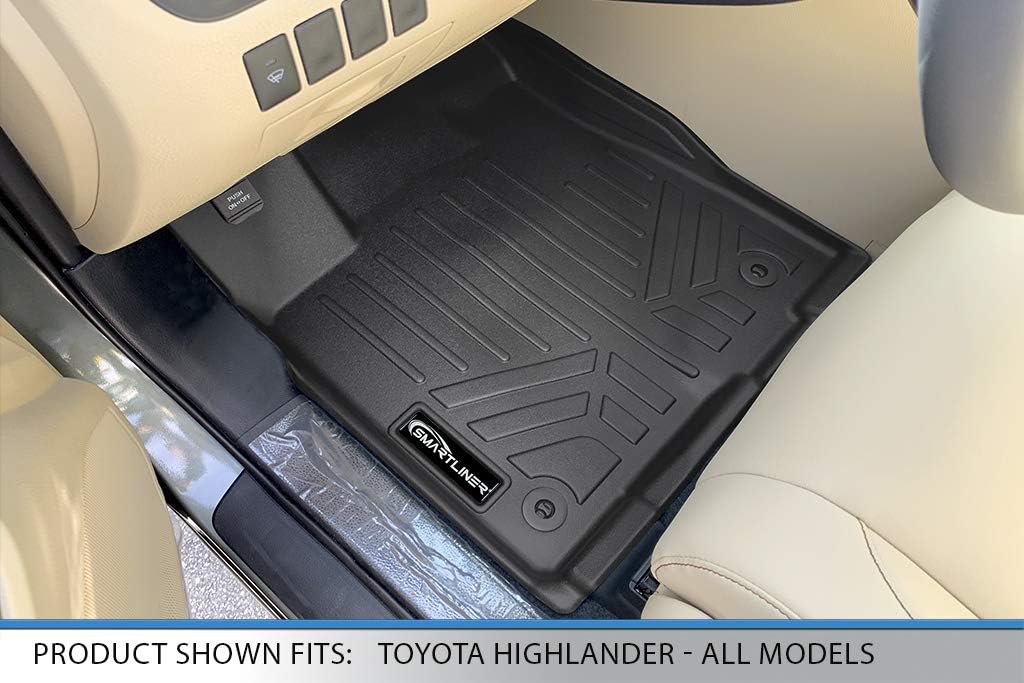 Set tapetes piso Toyota Highlander 14-19