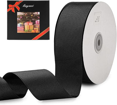 Cinta grogrén negro 2x50 yardas para manualidades y decoración