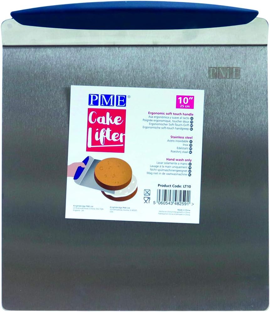 Levantador pasteles acero inox 10pulg