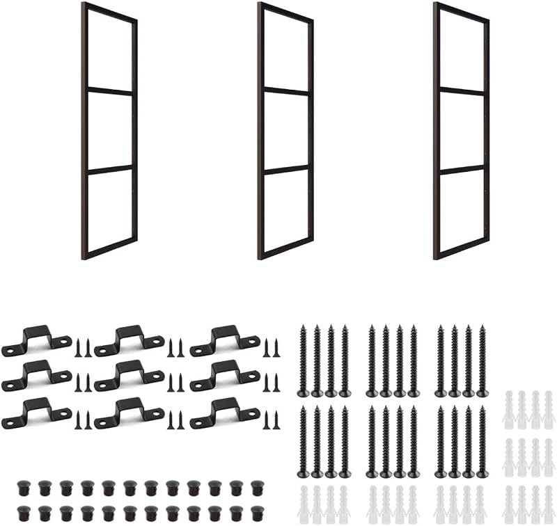 Soporte cuadrado 3 niveles 39" acero negro resistente