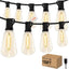 Guirnalda luces LED exteriores 150ft impermeables Edison
