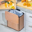 Cubo basura colgante acero inox con tapa 1.3gal cubre olor