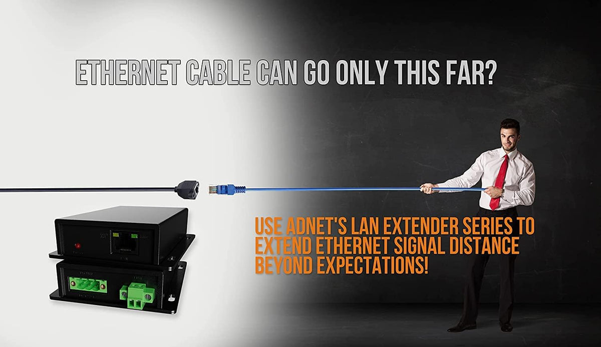 Extensor Ethernet 1968.5ft kit UTP BNC cobre