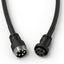 Cable USB C enrollado para teclado mecánico set negro