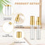 30 Botellas Vidrio Atomizador Perfume 0.2oz