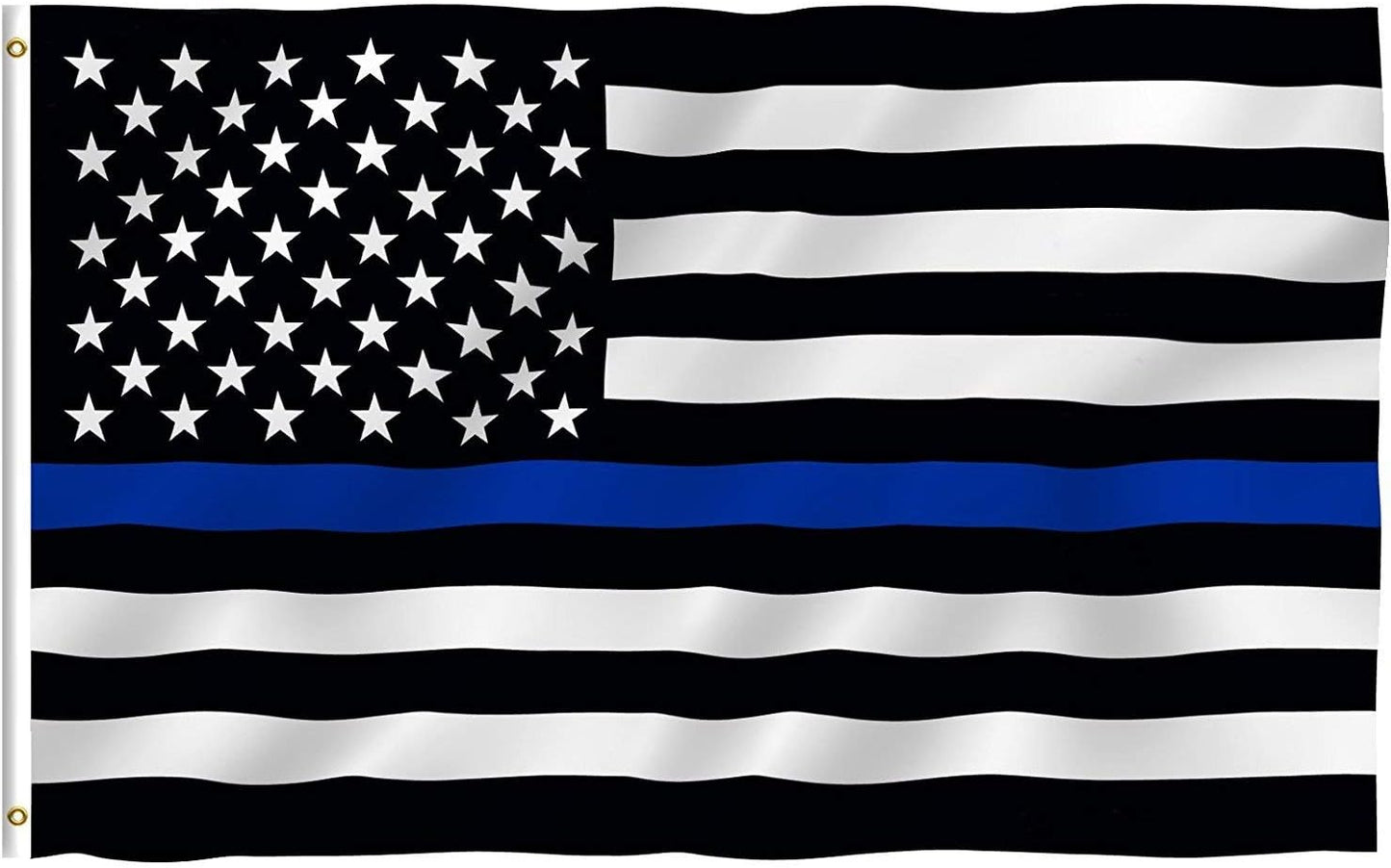 Línea delgada bandera