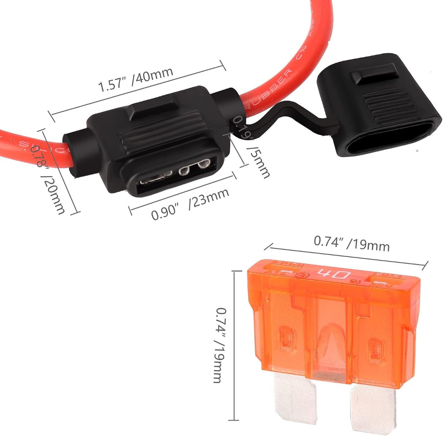4 Cables Pigtail Cobre Estañado Calibre 10 IP67