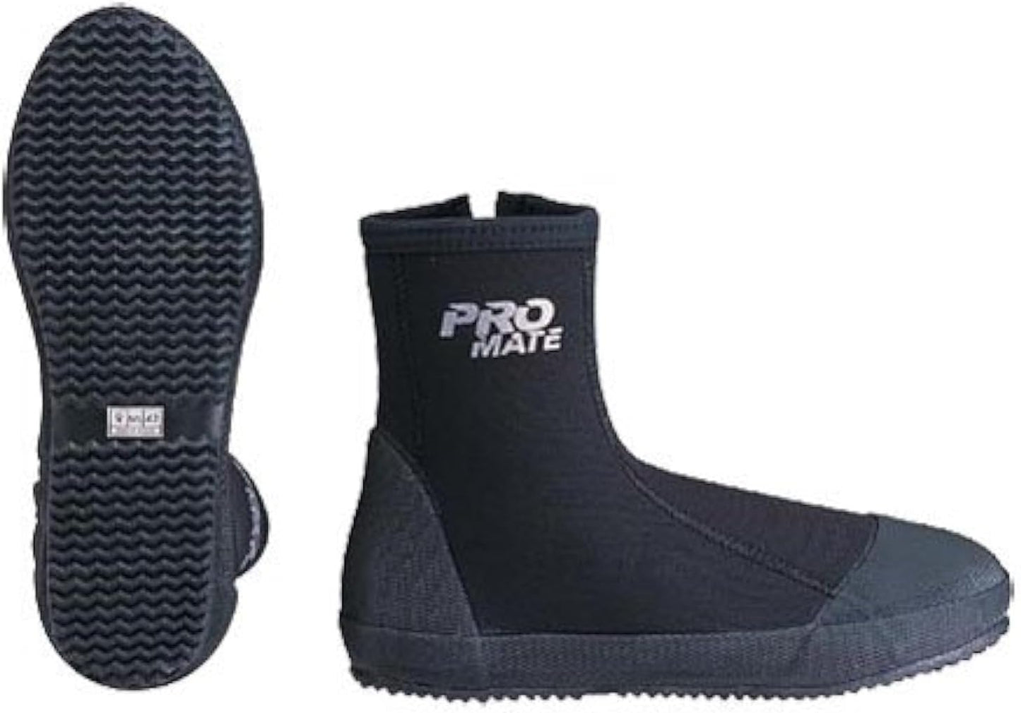 Botas buceo corte alto cremallera 0.197in