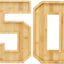 Letras madera para charcutería tableros 15.8x9.8pulg