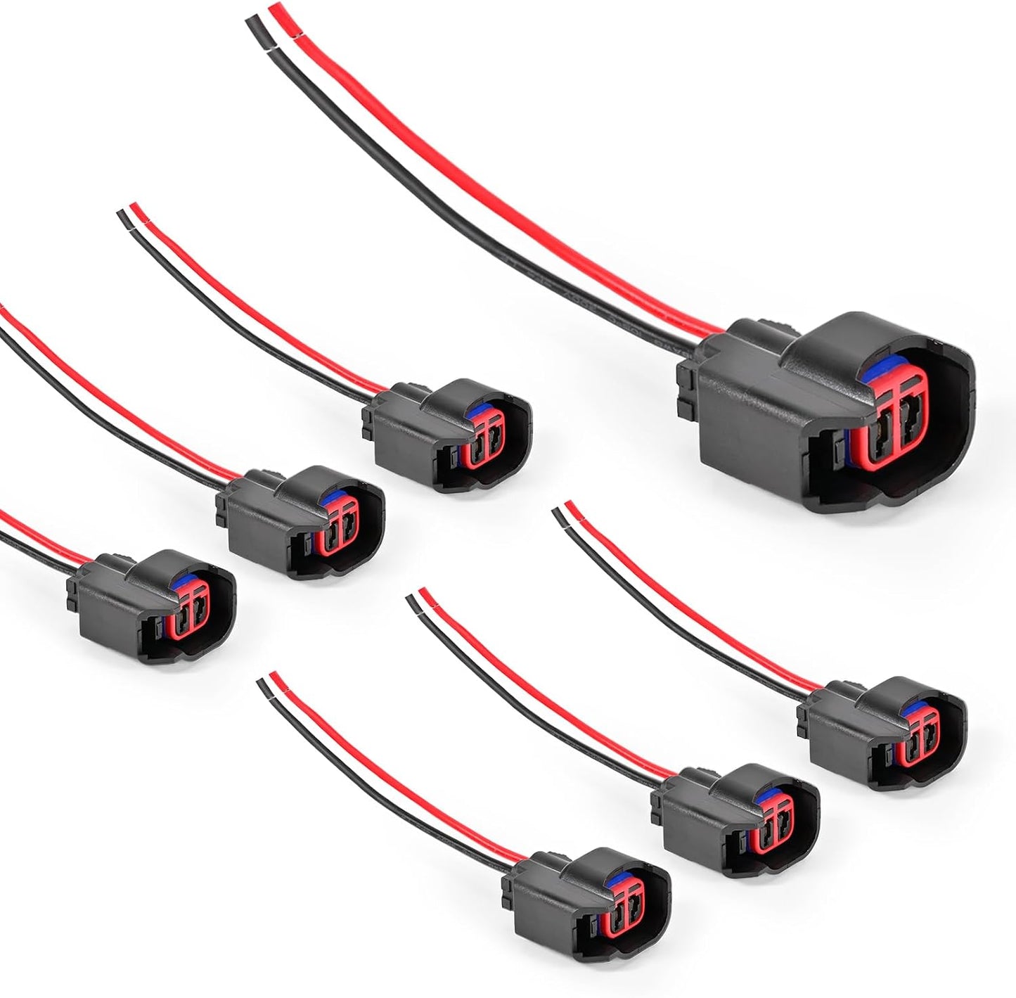 8 Pzas Conector Inyector Combustible EV6 EV14