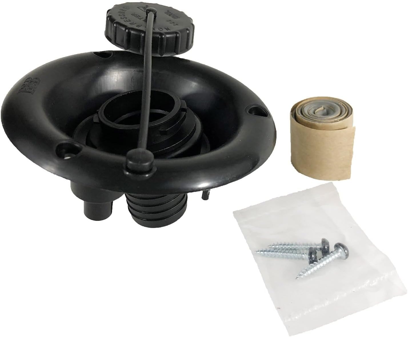 Plato llenado agua RV Camper negro PN 94248