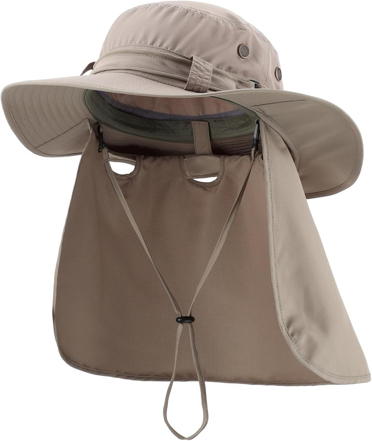Sombrero sol aire libre UV unisex con solapa cuello