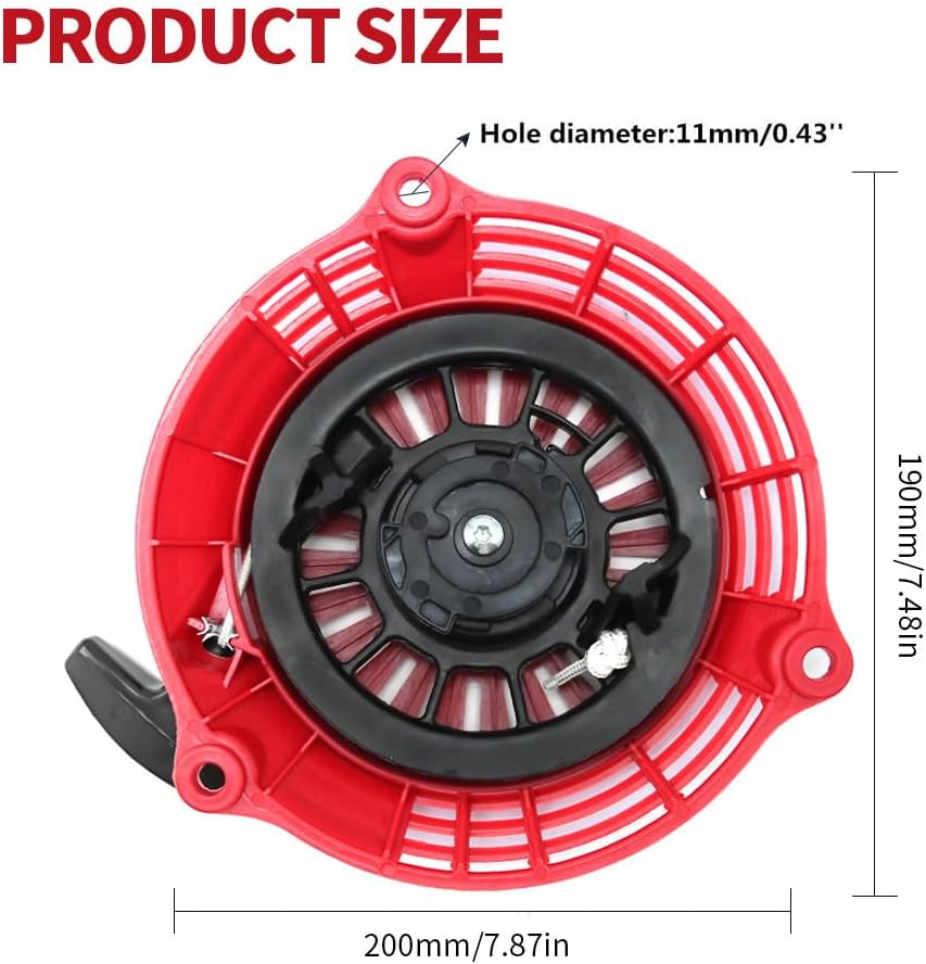 Arrancador retroceso repuesto para Honda HRR2169PKA HRR2169VKA