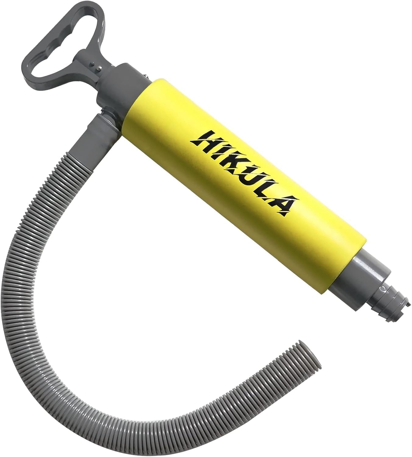 Bomba sifón manual para barcos kayak 17" amarillo