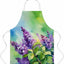 Delantal flores acuarela unisex