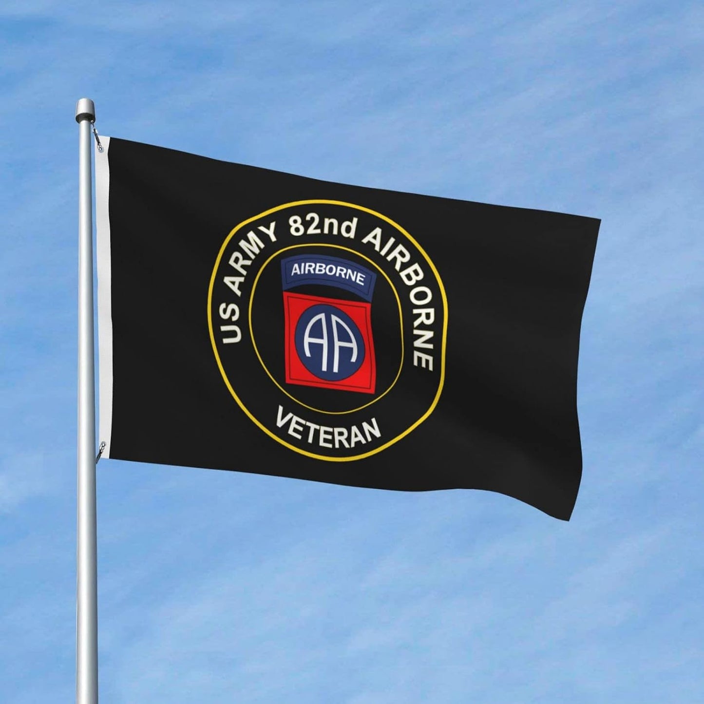 Bandera aerotransportada 3x5ft doble cara jardín decoración