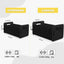 Organiz. maletero auto plegable múltiples compartimentos negro