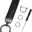 Llavero pulsera cuero soporte coche 2 pzas