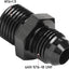 Adaptador M16x1.5 a 6AN macho aluminio negro set 2