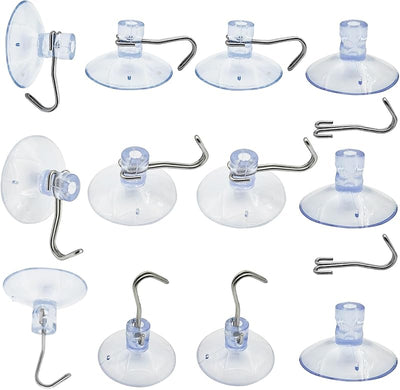Ganchos ventosa PVC reutilizables para cocina baño