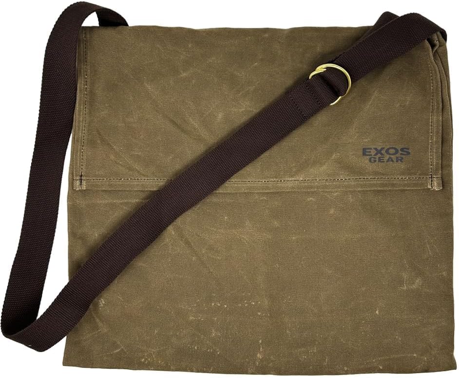 Bolsa hombro lona encerada Bushcraft jardinería 2 tamaños