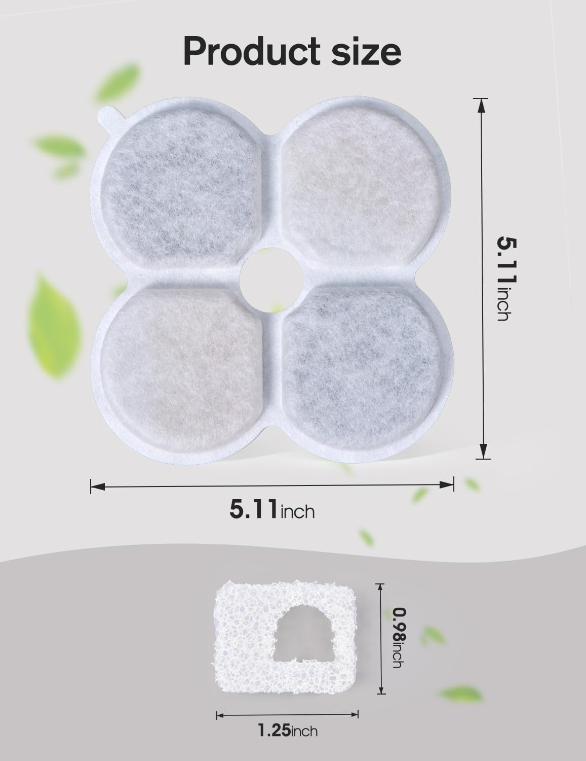 3 Pack Filtros y 3 Pack Esponjas Fuente Agua Perros Grandes