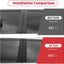 Set molduras pilar puerta aluminio Toyota 4Runner 10-24