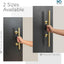 Manijas puerta granero dorado latón cepillado 12pulg