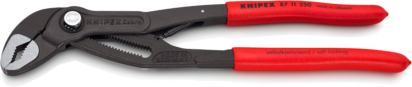 Alicates Cobra KNIPEX 87 11 250 con mango resorte