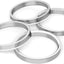 Anillos espaciadores aluminio plateado 93.1-106.1mm