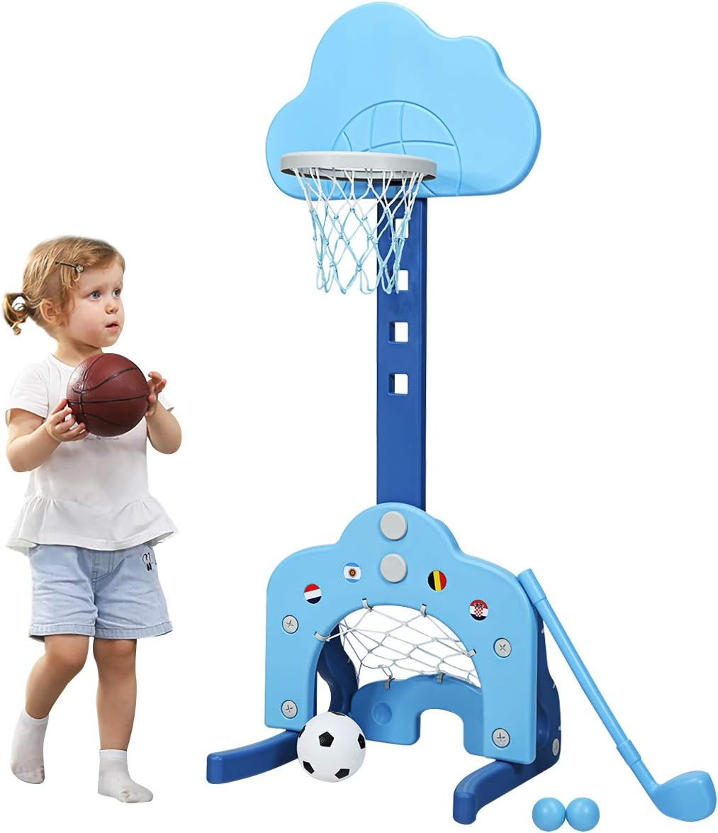 Aro baloncesto niños 5 niveles ajustable deporte