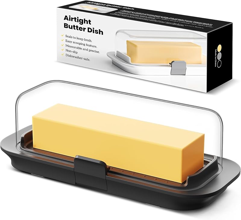 Mantequillera con tapa estante puerta frigorífico hermético sin BPA