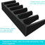 Soporte pared PMag ABS 6x estante revistas