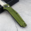 Cuchillo plegable 7.7pulg acero D2 asa aluminio verde EDC