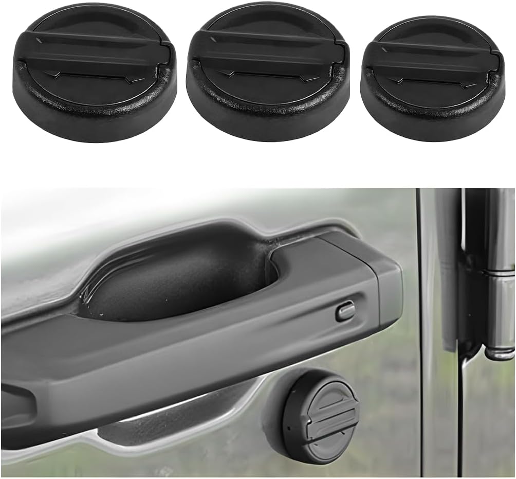Fundas magnéticas cerradura auto 3 pzas comp JL y Gladiator 18-24