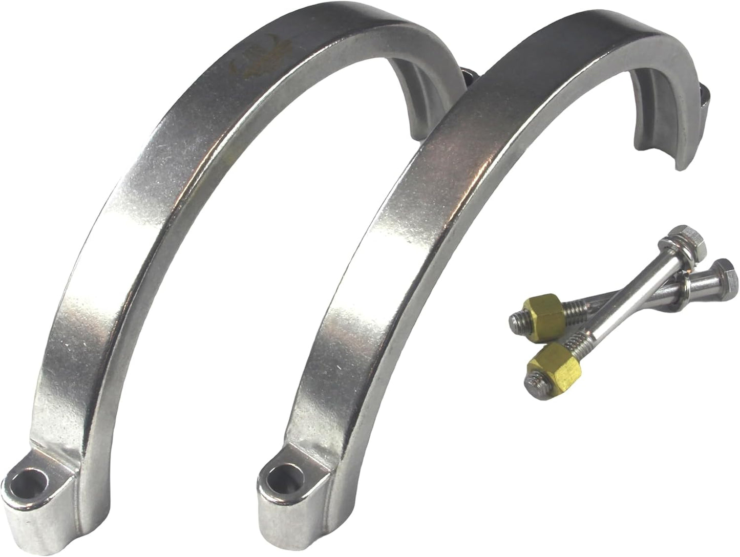 Abrazadera sanitaria trébol 8pulg acero inox 304